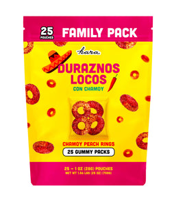 Chamoy Peach Rings - Durazno Locos